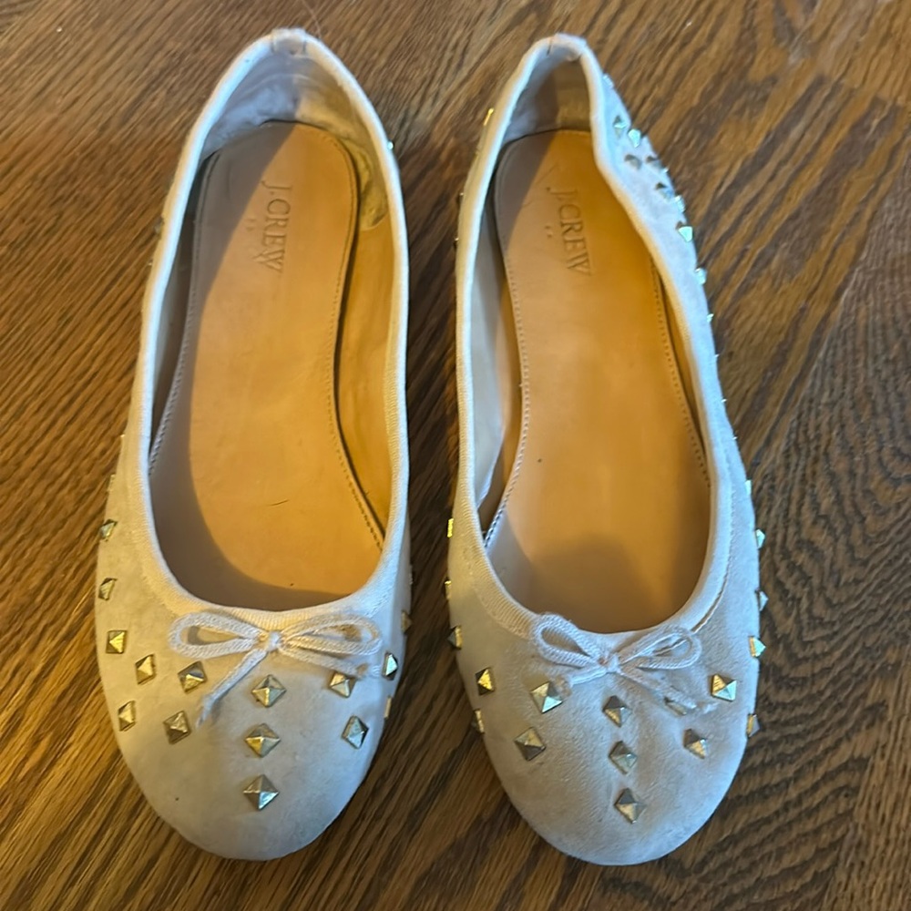 J. Crew beige flats